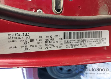 2015 Jeep Patriot Sport from USA, damaged, VIN 1C4NJRBBXFD311930